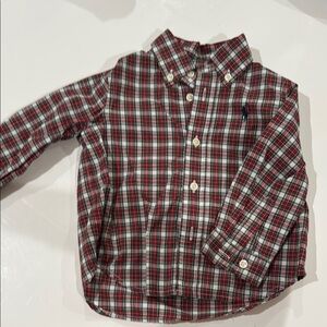 Plaid Ralph Lauren Kids button up
